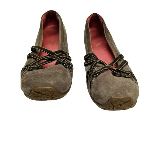 Columbia Kaci Womens Slip-On Shoes Size 6.5 Brown Suede Comfort Walking Flats - Picture 2 of 10